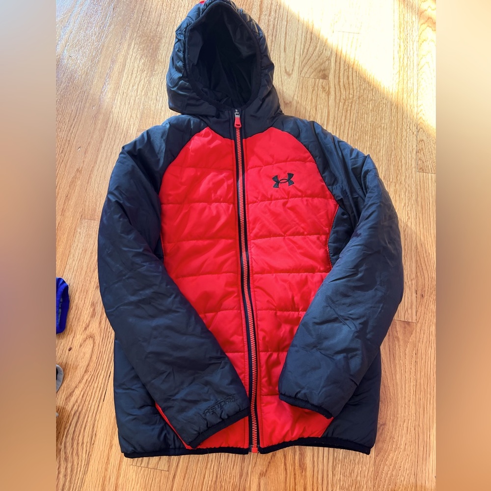 Under Armour black & red winter jacket